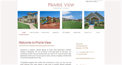 Desktop Screenshot of prairieviewapthomes.com